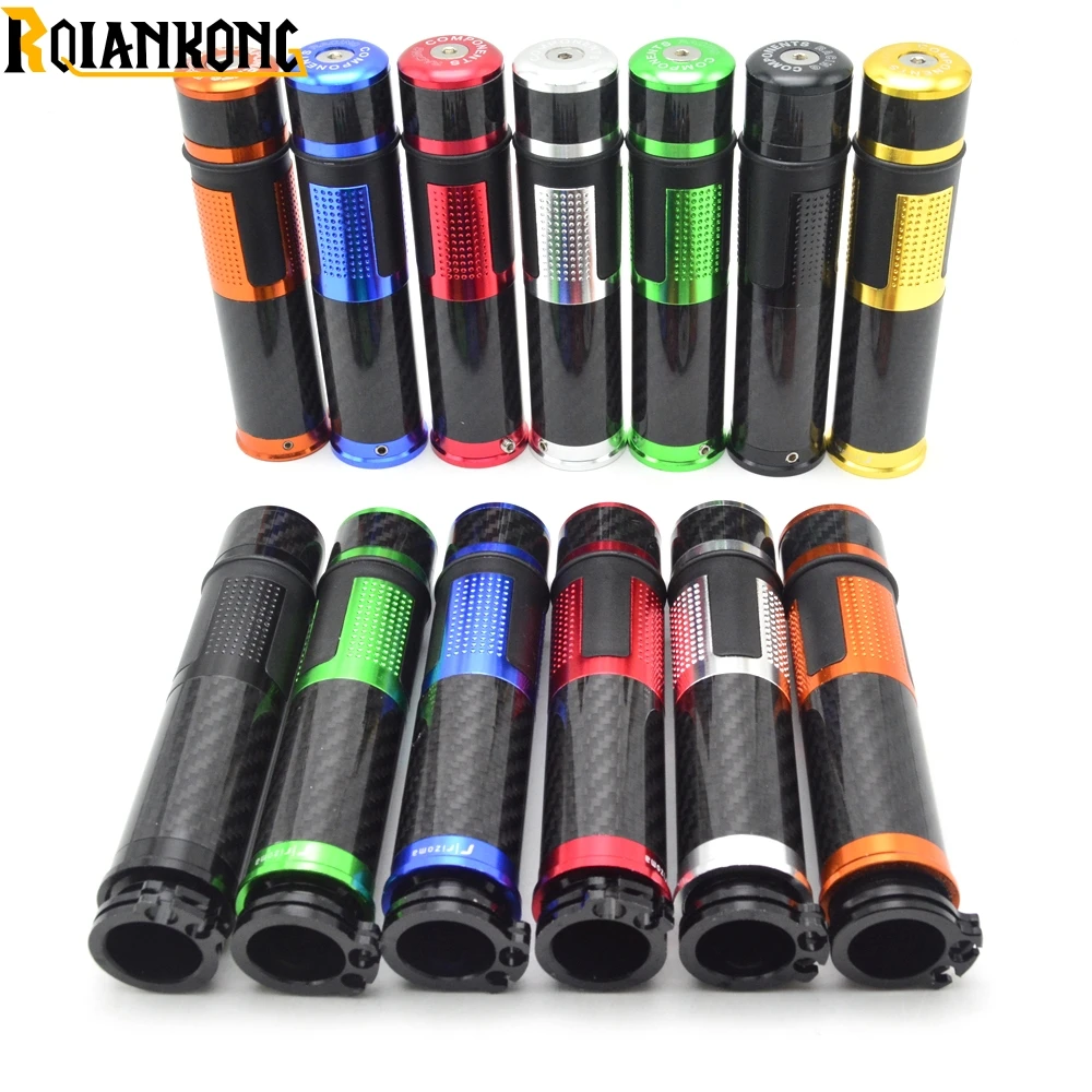 

Hot!CNC 22\24mm Motorcycle Carbon fiber Hand Handle Grip Handlebar Cap for Aprilia DORSODURO 1200 750 RST1000 FUTURA SHIVER GT