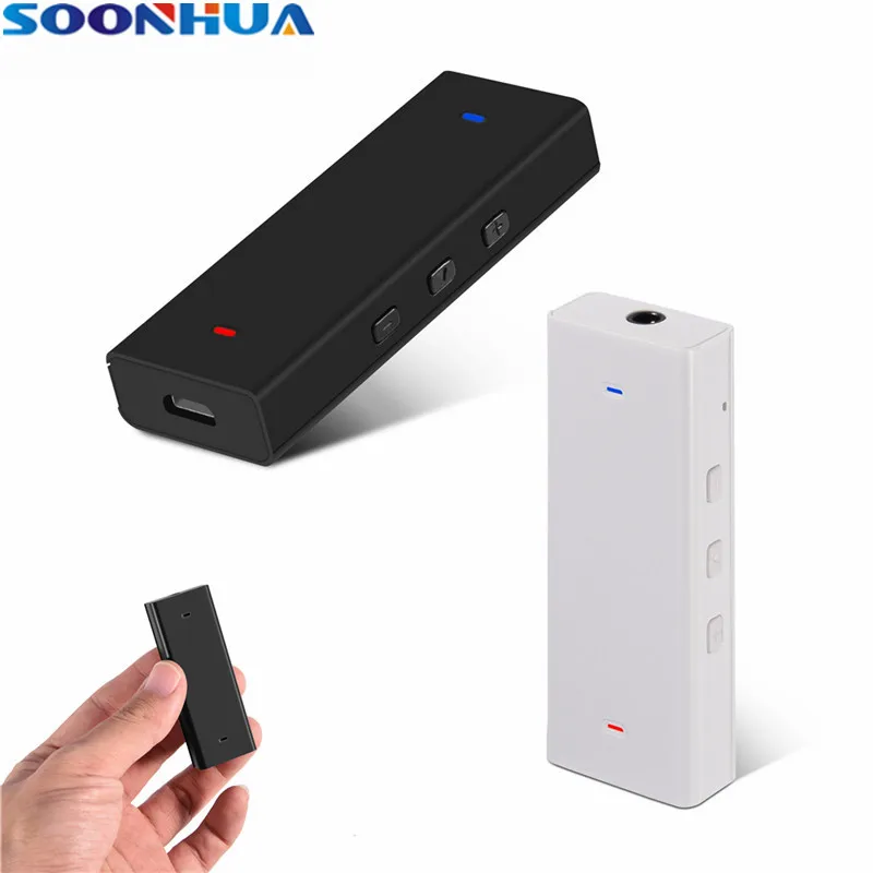 SOONHUA мини Беспроводной Bluetooth приемник 3 5 мм Aux 130 мВт аудио Выход высокое Скорость
