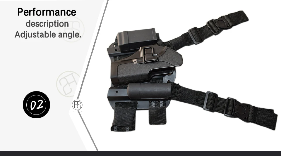 Военная техника Тактический Glock 17 кобура для оружия страйкбольная охотничья ножная кобура Glock 17 19 22 23 31 32 правая рука Бедро кобура
