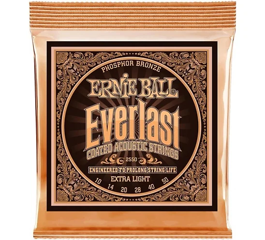 

Ernie Ball 2550 Ever-last Phosphor Extra Light Acoustic Guitar Strings 010-050