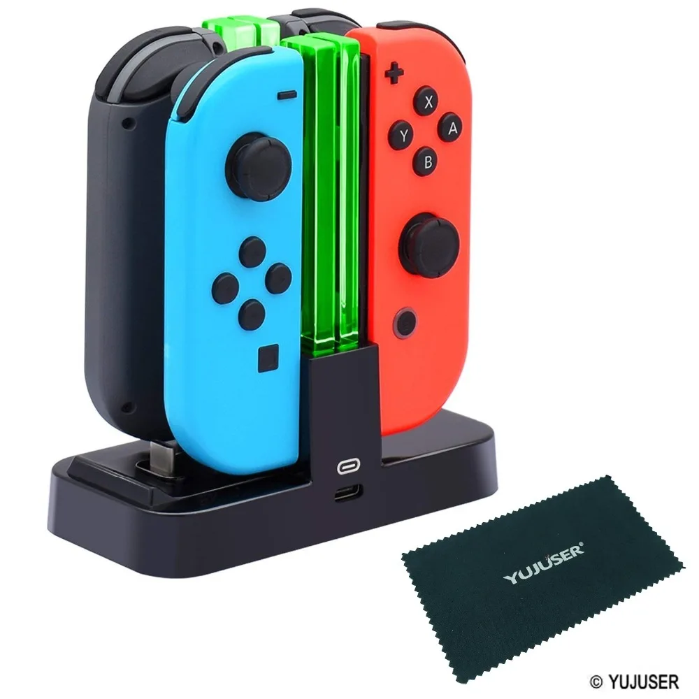 YUJUSER 1 шт. зарядная док-станция для Nintend Switch Joy-Con подставк зарядки контроллера