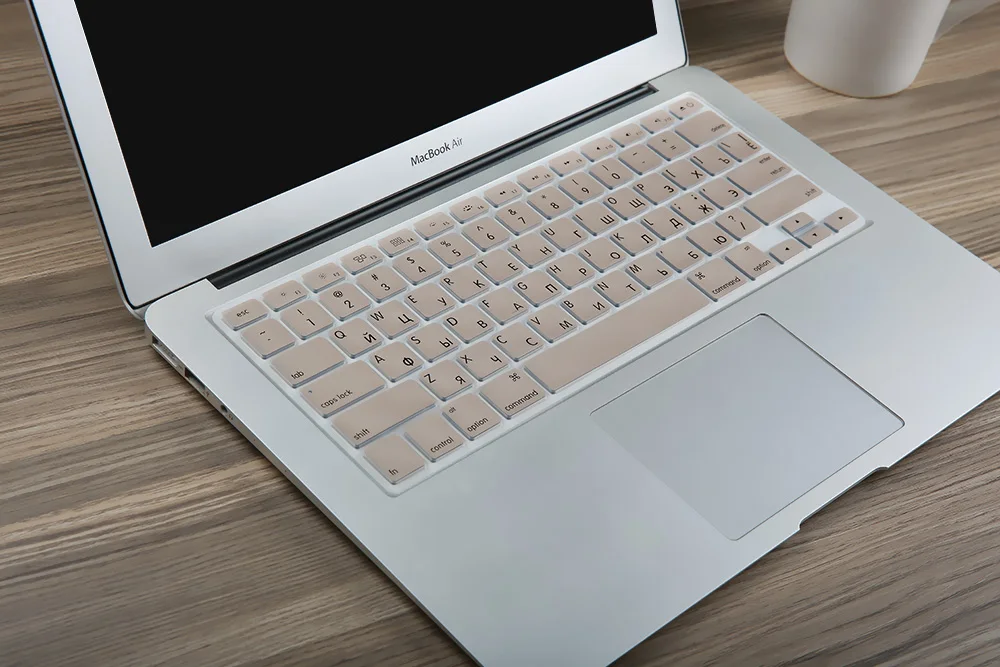 США введите русский язык письмо Силиконовая клавиатура чехол для Macbook air 13 pro 13 15 17 retina защитная пленка