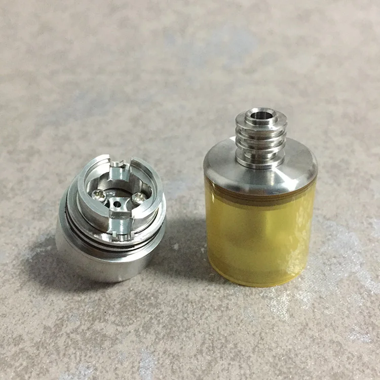 Patibulum стиль 22 мм MTL RTA Vape Танк Ultem PEI одна катушка DIY обслуживаемый испаритель диск