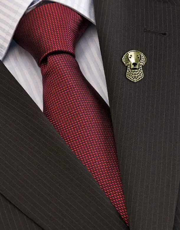 Wholesale Curly-Coated Retriever Brooch Female/Male Gift Jewelry --12pcs/Lot | Украшения и аксессуары