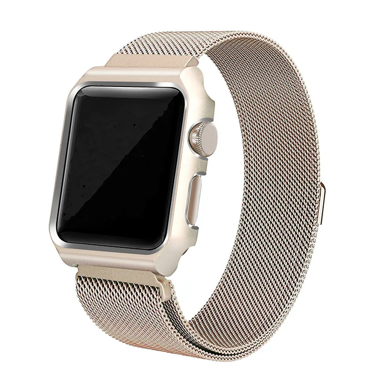 Для Apple Watch Милан случае ремень 3 1 2 группы 38 мм 42 ремешки в Нержавеющая сталь из