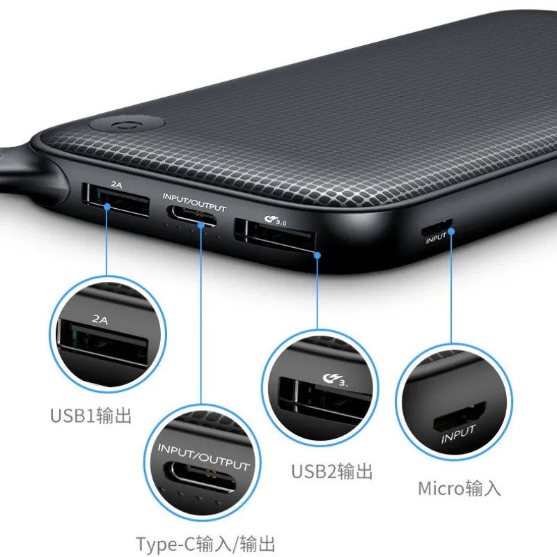 Быстрая зарядка 3 0 USB зарядное устройство для IPhone Android 20000 мАч Внешний аккумулятор