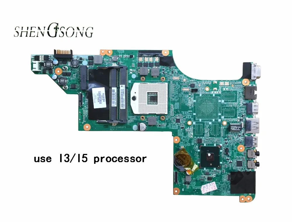 603644-001 материнская плата для hp dv6 dv6-3000 материнская плата для ноутбука ddr3 da0lx6mb6f2 da0lx6mb6f1 ТЕСТ ОК
