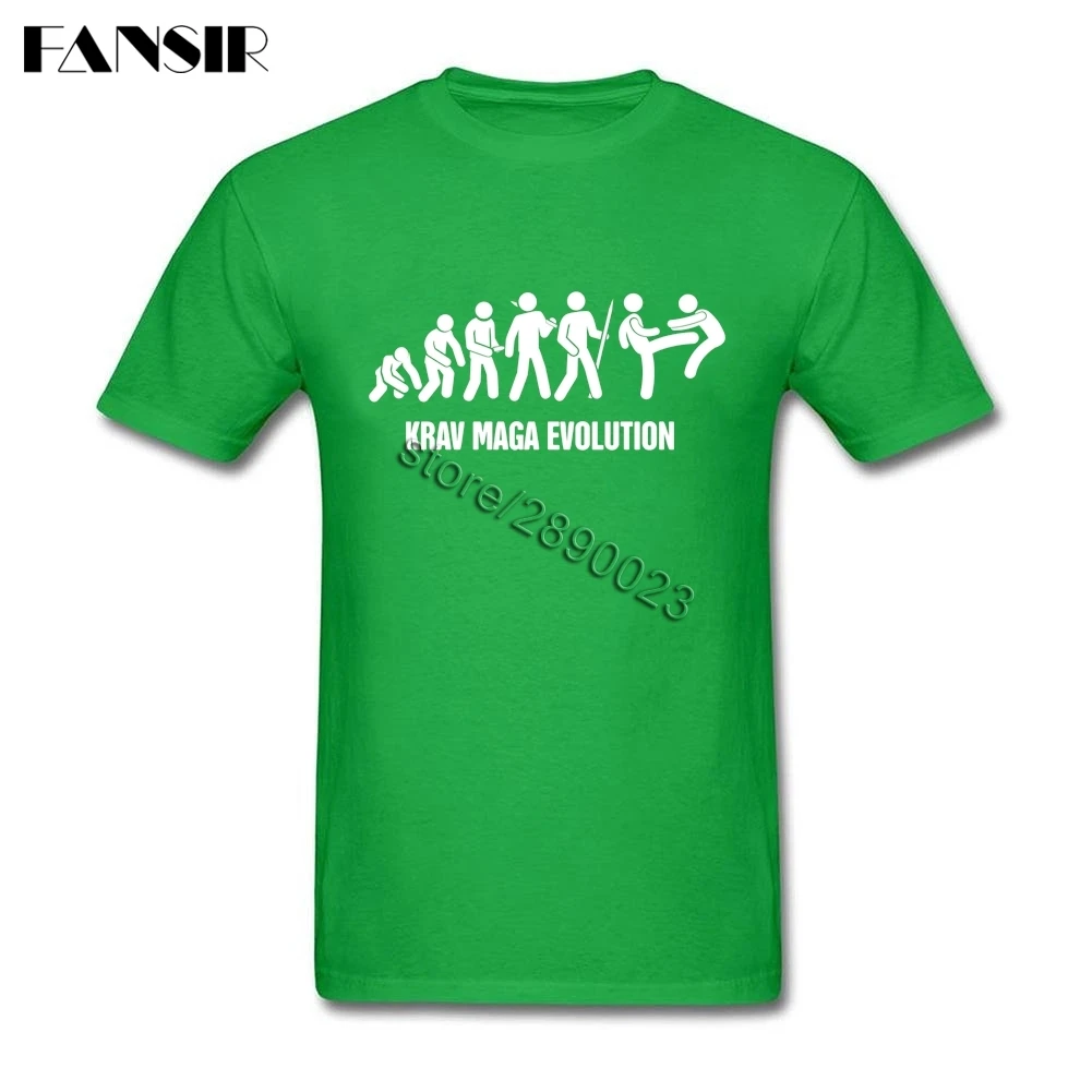 Крав боевые искусства Evolution Camiseta популярных Для мужчин футболки Изделие из