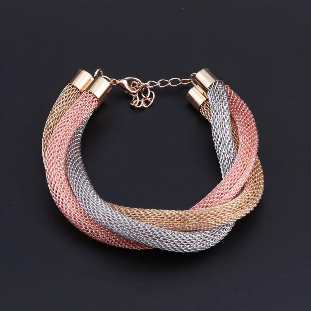 OEOEOS женский свадебный Золотой Серебряный цвет ожерелье серьги браслет