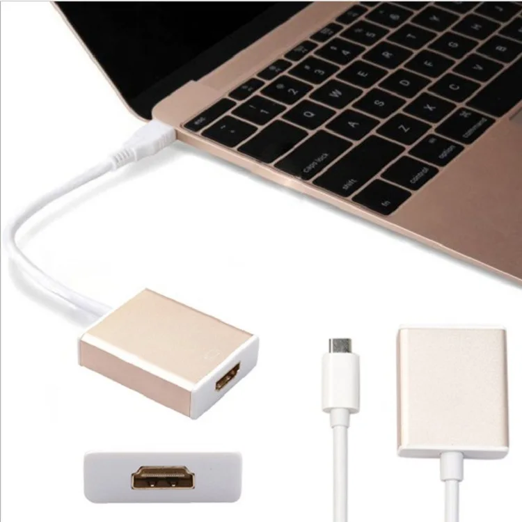Адаптер USB C-HDMI Type 3 1 Реверсивный конвертер поддержка 1080P для Apple Macbook Google Chromebook Pixel