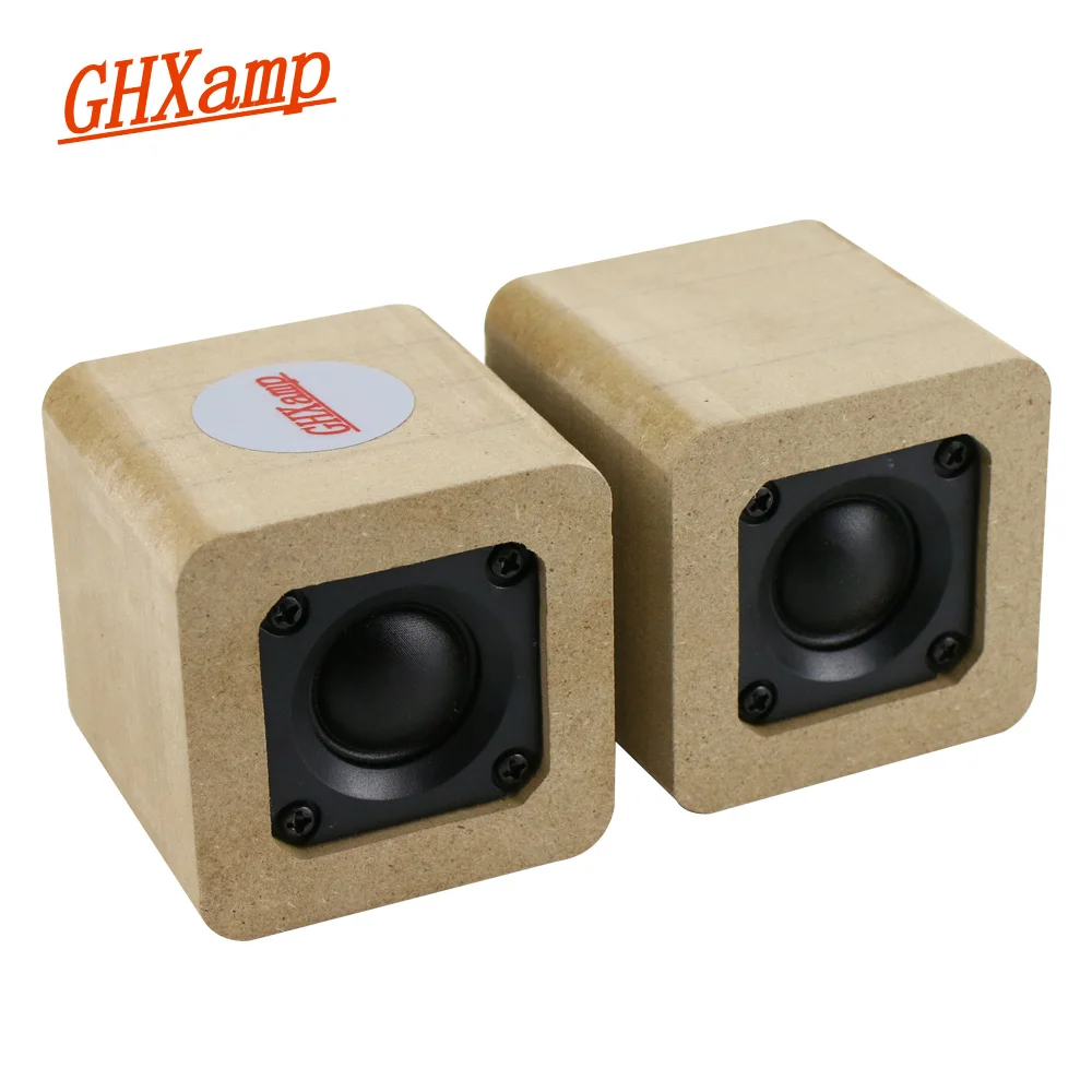 

GHXAMP Portable 1 inch Silk Tweeter Speaker Neodymium 15W for Maze and full Range speakers Treble Compensation with capacitor