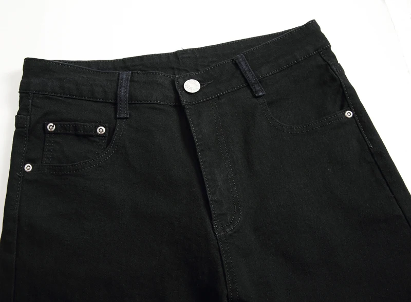 Классные черные джинсы Для мужчин Homme 2019 осень Повседневное хлопок s обтягивающие