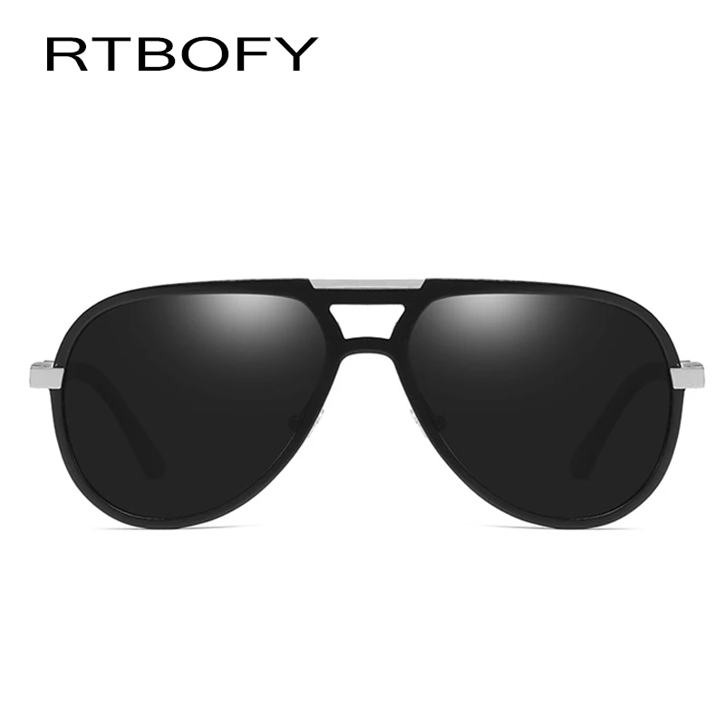 RTBOFY дизайнерские мужские классические поляризационные солнцезащитные очки с