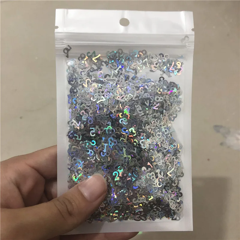 Laser silver 10 г ультратонкие 5 мм Количество Форма Блестки для ногтей блестки лазерные серебряные Eo-Friendly блестка из ПЭТ лак для ногтей материал - Цвет: Laser silver