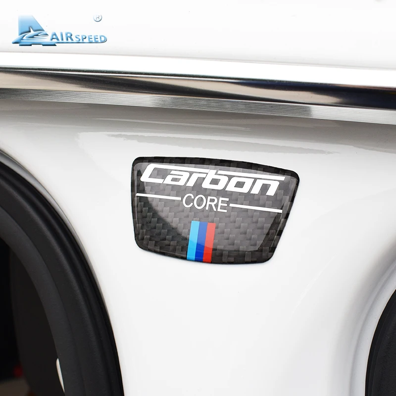 Airspeed Carbon Fiber Rearview Mirror Stickers Anti-collision B-pillar for BMW X1 X3 X5 X6 F30 E90 E92 F10 F18 F11 F07 GT Z4 F15 |