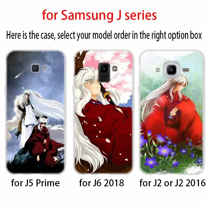 Inuyasha Japan Anime чехол из ТПУ силикона для Samsung Galaxy J6 J8 J3 J5 J7 J4 J2 J1 Plus 2018 2016 2017 EU Prime