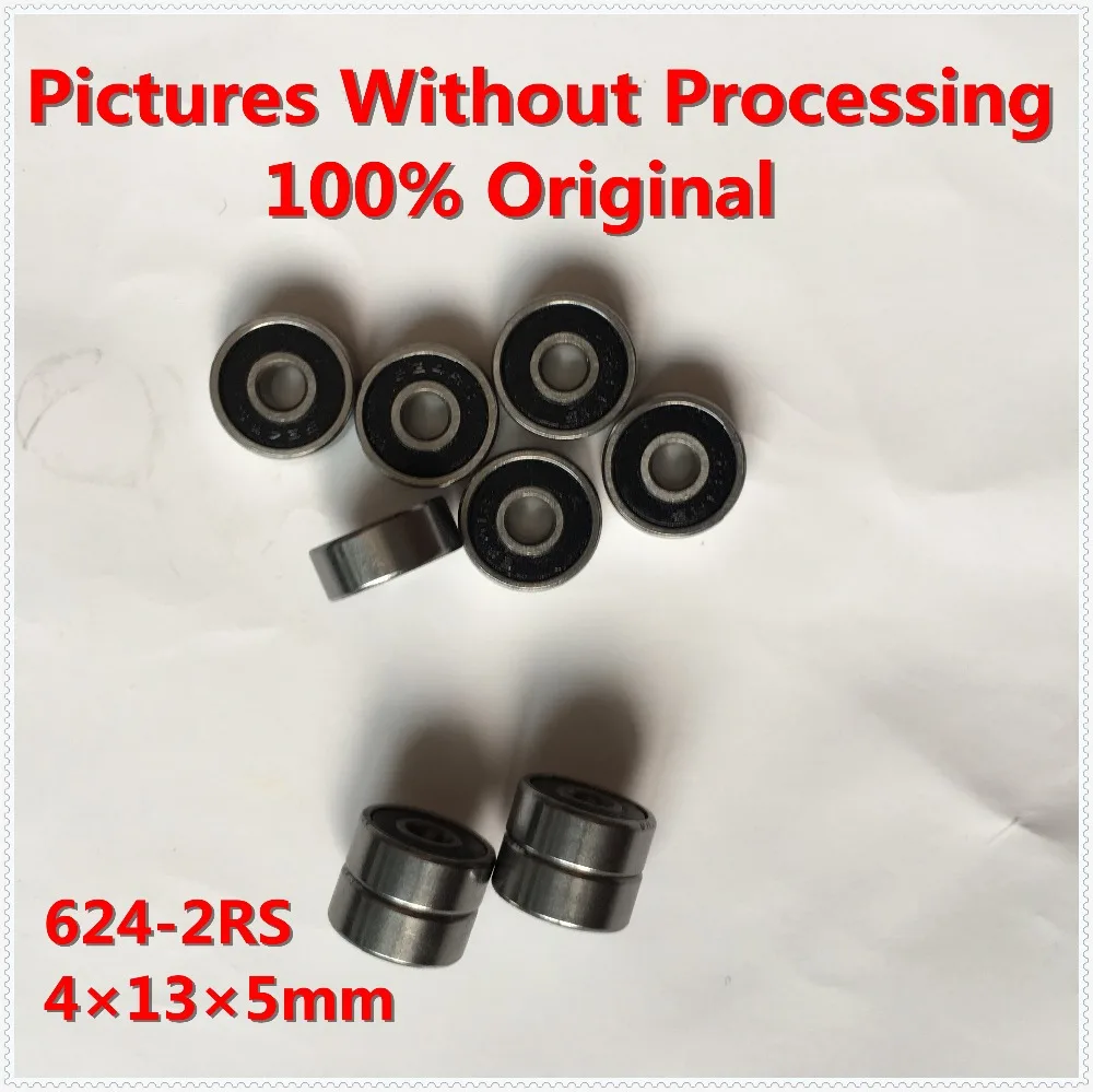 624-2RS Bearing 10PCS 4x13x5 mm 624 RS 2RS Miniature Ball Bearings MINI deep groove ball bearing with high quality | Обустройство