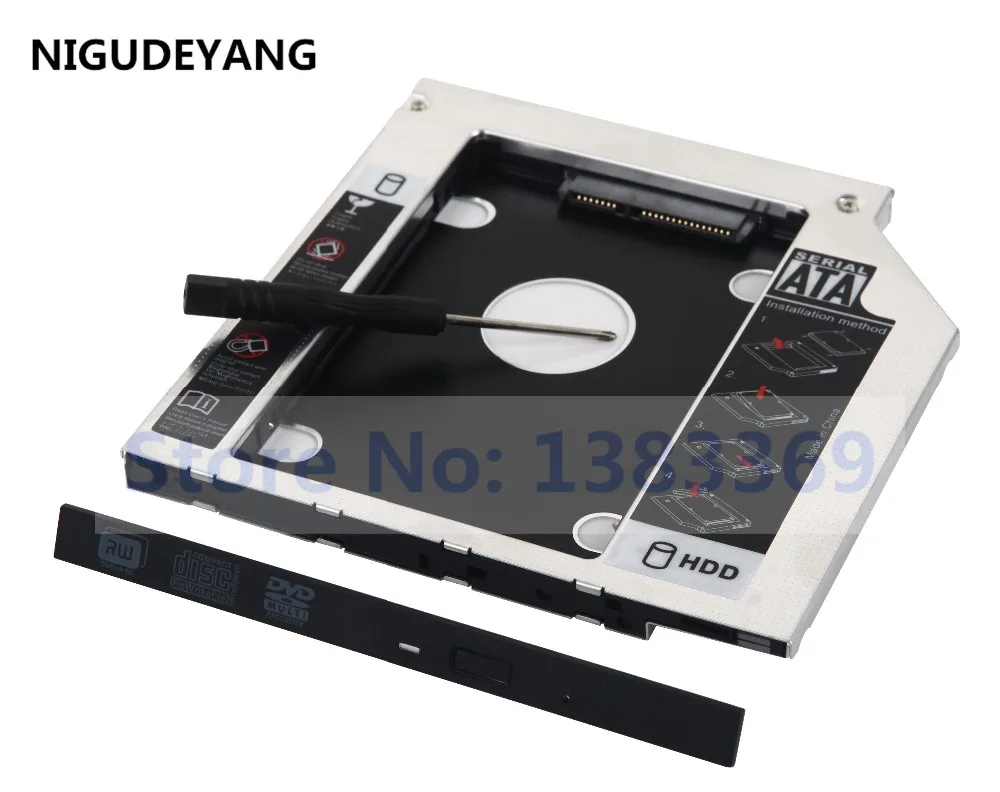 NIGUDEYANG 2nd HDD SSD жесткий диск Оптический Caddy адаптер для Asus ROG GL553VE-FY022 | Компьютеры и