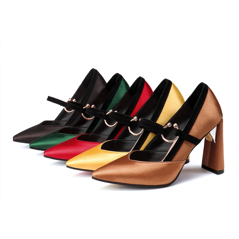 Роскошные брендовые пикантные удобные шелковые туфли лодочки mary janes женская