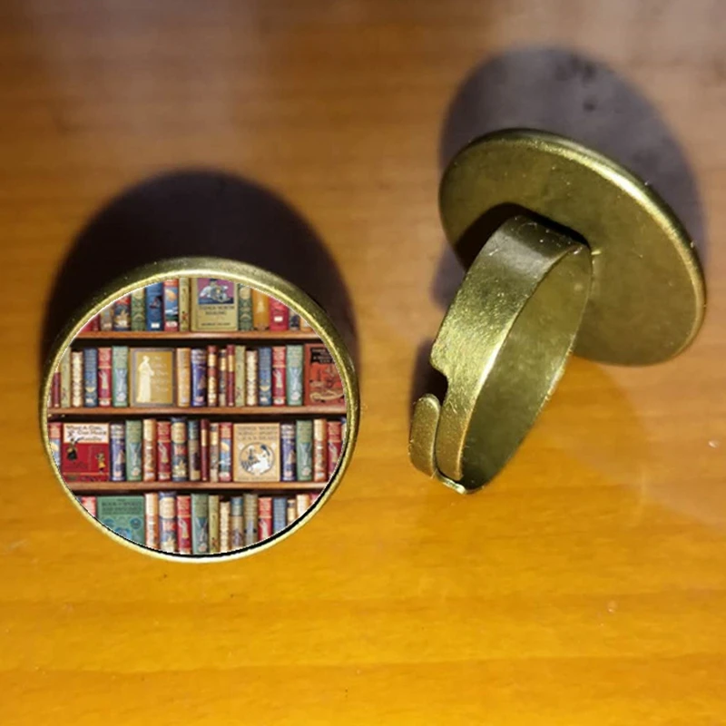 Новинка Ретро стиль кольцо с фотографией книга парные ювелирные кольца подарок