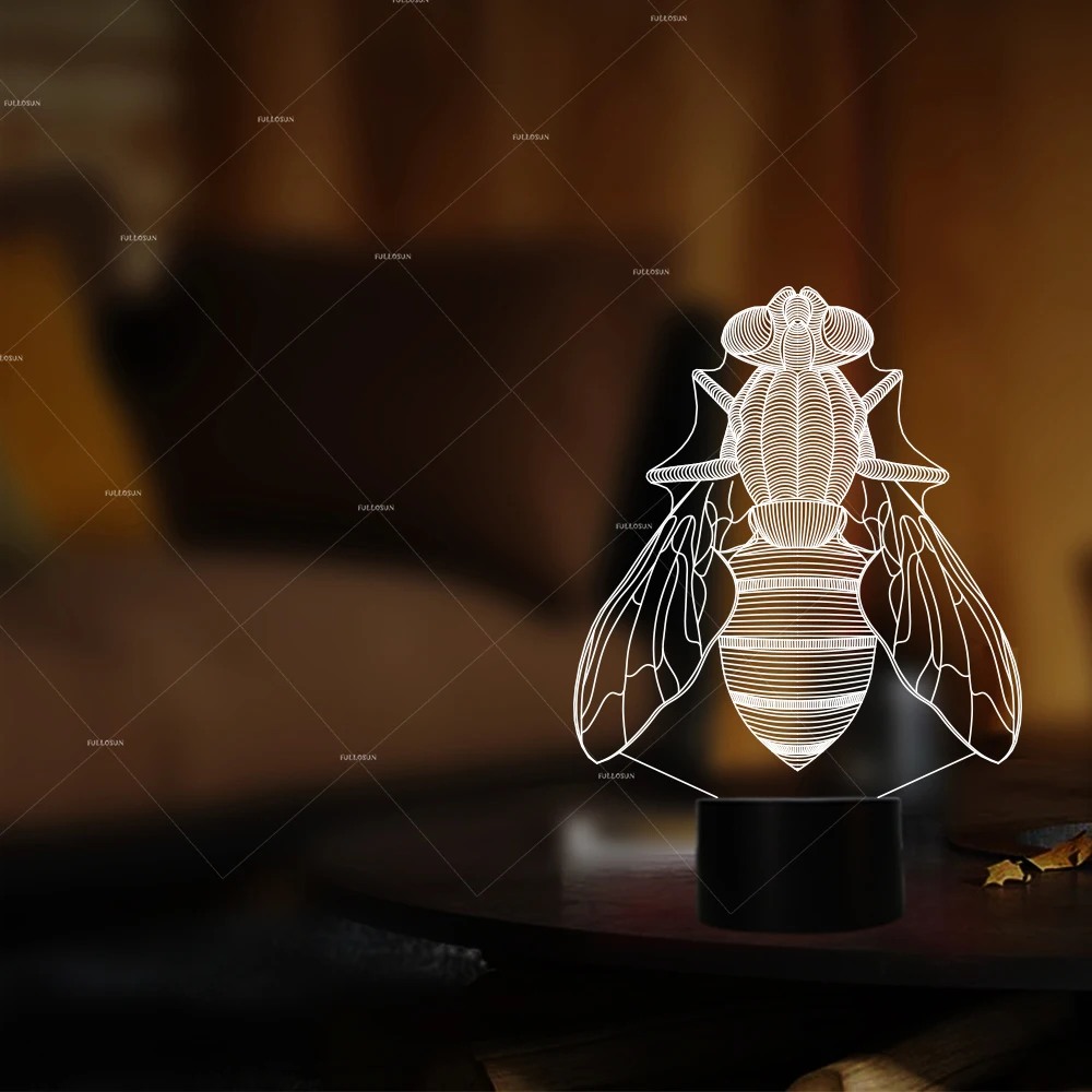 Премиум 7 видов цветов fly USB дети животное силиконовый мягкий светодиодный ночник