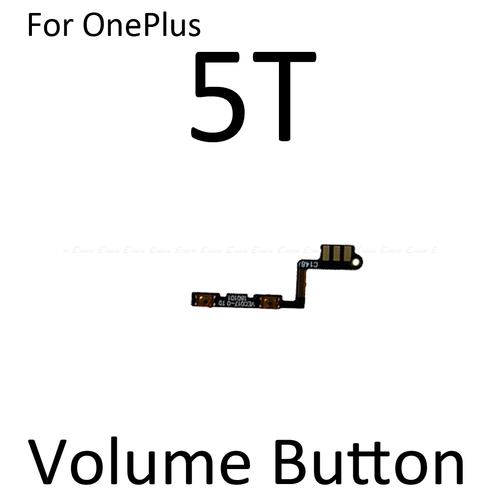 Для OnePlus X 1 2 3 3t 5 5, 6 комплектов/партия, размер 6T сбоку включение/выключение питания, громкость Камера ключ кнопка включения замена гибкого ленточного кабеля ремонт Запчасти