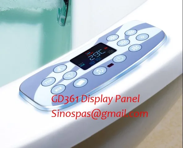 Панель дисплея контроллера горячей ванны GD361 с 7 контактами