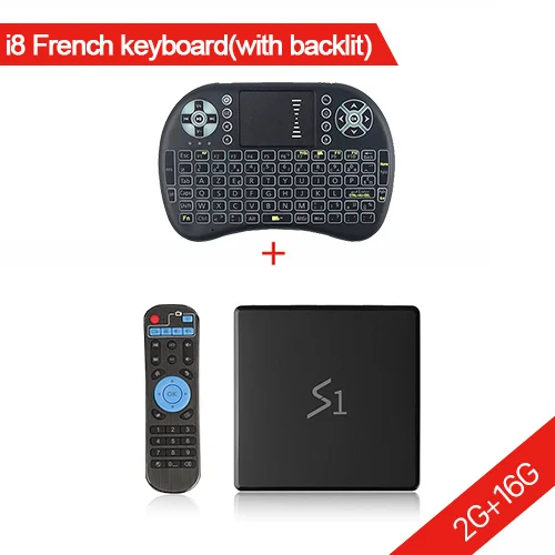 216G S1 Box i8TF Leadcool S1 Android 8,1 набор верхней коробки RK3229 четырехъядерный 1G+ 8G/2G+ 16G 100M LAN 2,4 GHz wifi Поддержка 4K Android 8,1 Leadcool S1 коробка - Цвет: 216G S1 Box i8TF