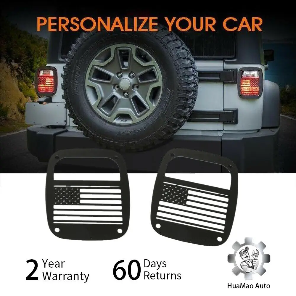 Задняя правая и левая задсветильник РА защитная крышка накладка фары для Jeep Wrangler