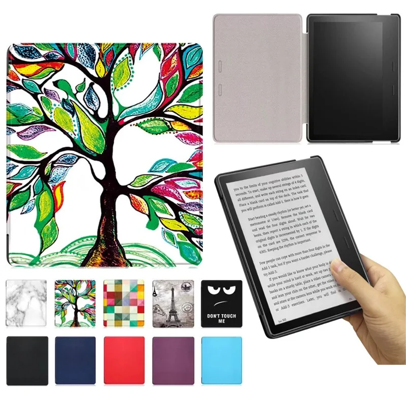 Для Amazon Kindle Oasis 2017 Tablet Ereader ультра тонкий цветной деловой PU кожаный магнитный