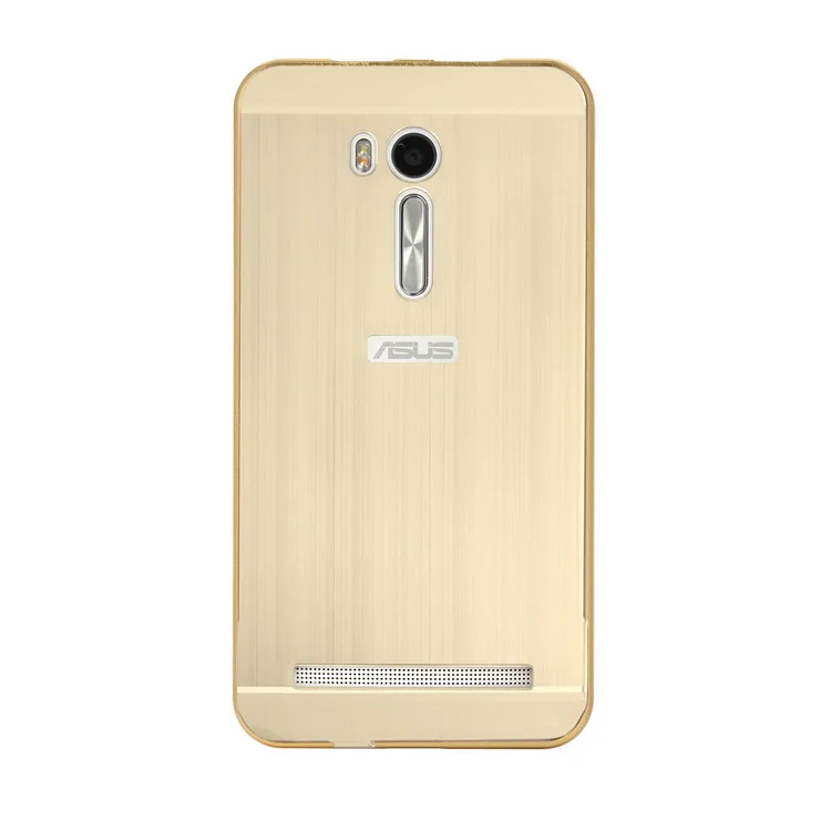 Zenfone Go ТВ ZB551K случае покрытие матового металла Алюминий бампер + PC акрил 2 в 1