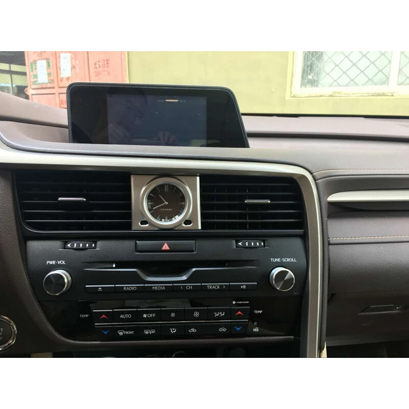 Хром ABS авто часы приборной панели рамка украшения накладка укладки для Lexus RX 2016