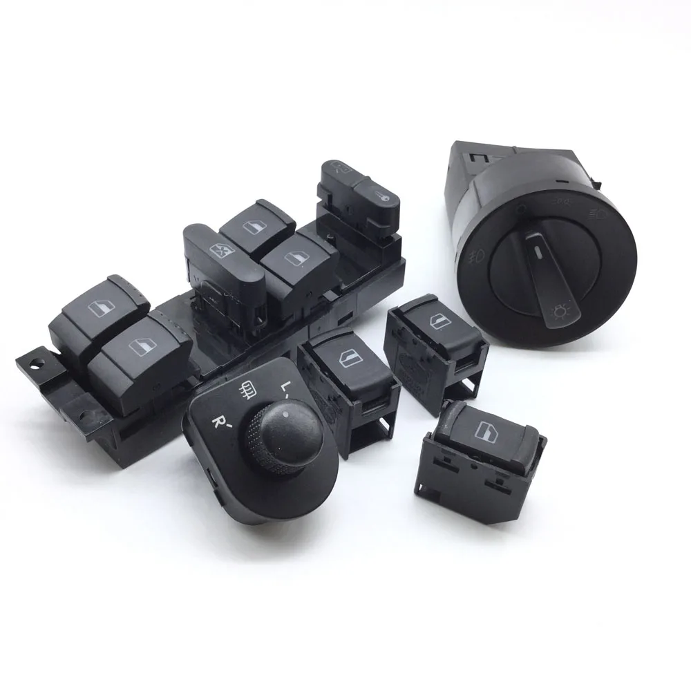 Зеркало фар переключатель окна для VW Jetta Golf MK4 Bora Passat B5 1J4959857 1J1959565F 3B0959855B 1C0941531