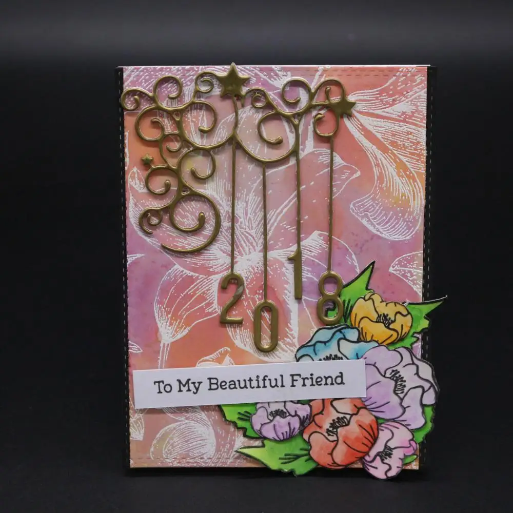 

AZSG Memories of time Cutting Dies For DIY Scrapbooking Decorative Card making Craft Fun Decoration 8*10cm
