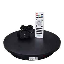black with US plug ComXim NT400RL40 40 см 15,7 дюйма 360 градусов пульт дистанционного управления электрический поворотный стол для фотосъемки вращающийся дисплей подставки - Цвет: black with US plug