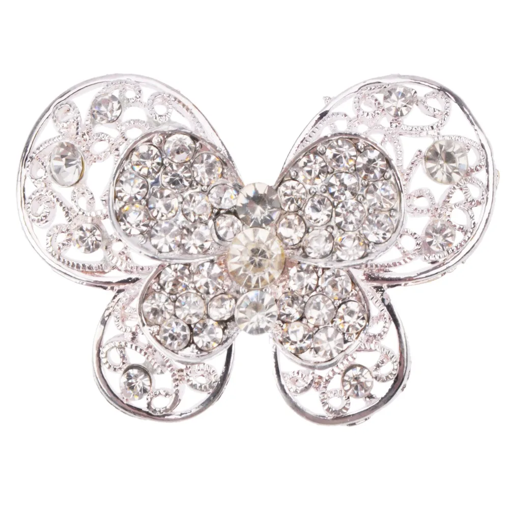 

Fashion Brooch Girl Crystal Rhinestone Butterfly Brooch for Women BRO19
