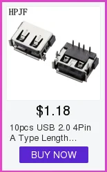 5 шт./лот USB 3,0 type-A Мужской 9 Pin SMT SMD 2 Pin DIP PCB установочный разъем