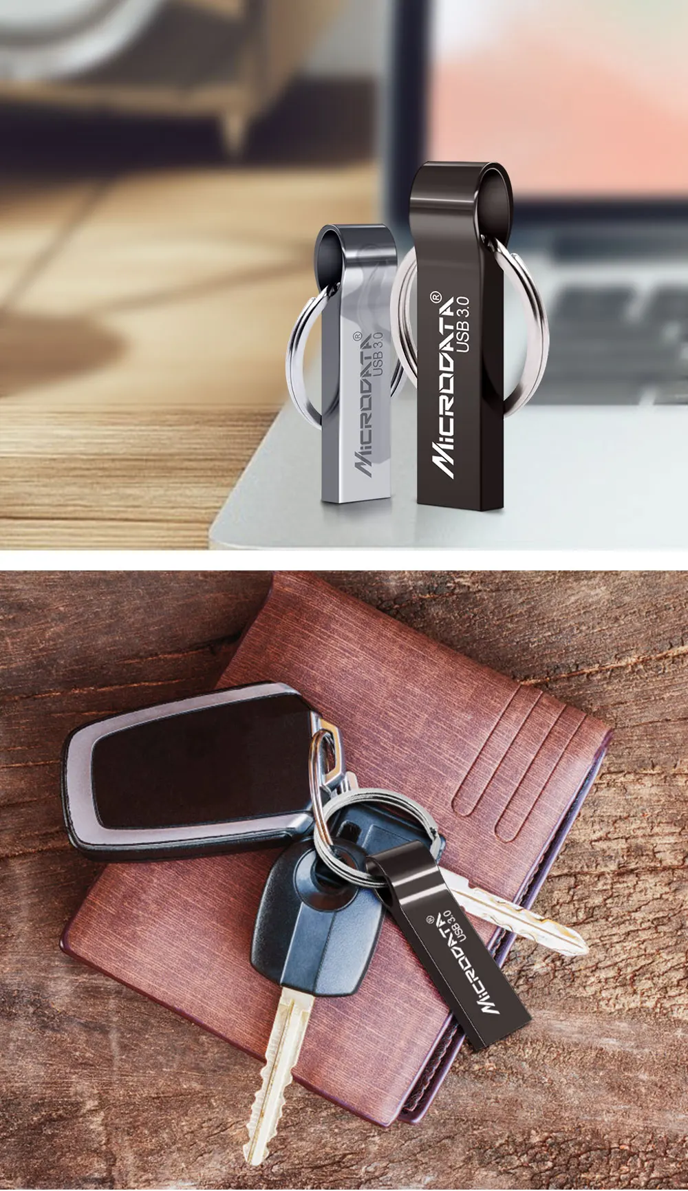 Microdata металлический USB флеш-накопитель 16 ГБ 32 ГБ 64 ГБ реальная емкость Водонепроницаемый флеш-накопитель USB 3,0 высокоскоростной флеш-накопитель с логотипом на заказ