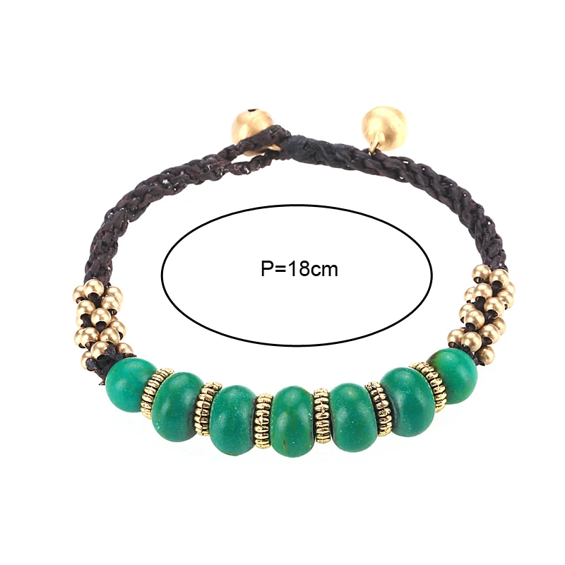 LOVBEAFAS Boho регулируемые браслеты и для женщин веревка ручной работы Плетение