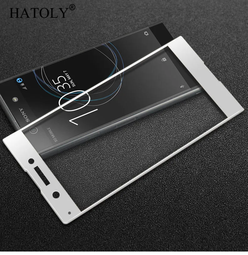 2 шт Полное стекло для sony Xperia XA1 закаленное стекло для sony Xperia XA1 экран защитный для sony XA1 G3112 Vidrio Templado - Цвет: White