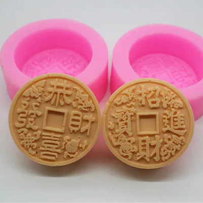 

Silicone mold Fortune Kung Hei Fat Choy handmade soap candle mold Chocolate Fondant cake mould Baking mold DIY tools