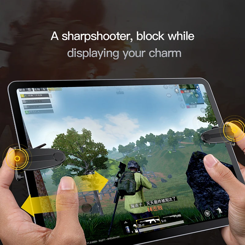 Игровой триггер Baseus 2 шт. для игр PUBG, стрелок, кнопка стрельбы, игровой джойстик для iPad Pro, Xiaomi, huawei, планшеты