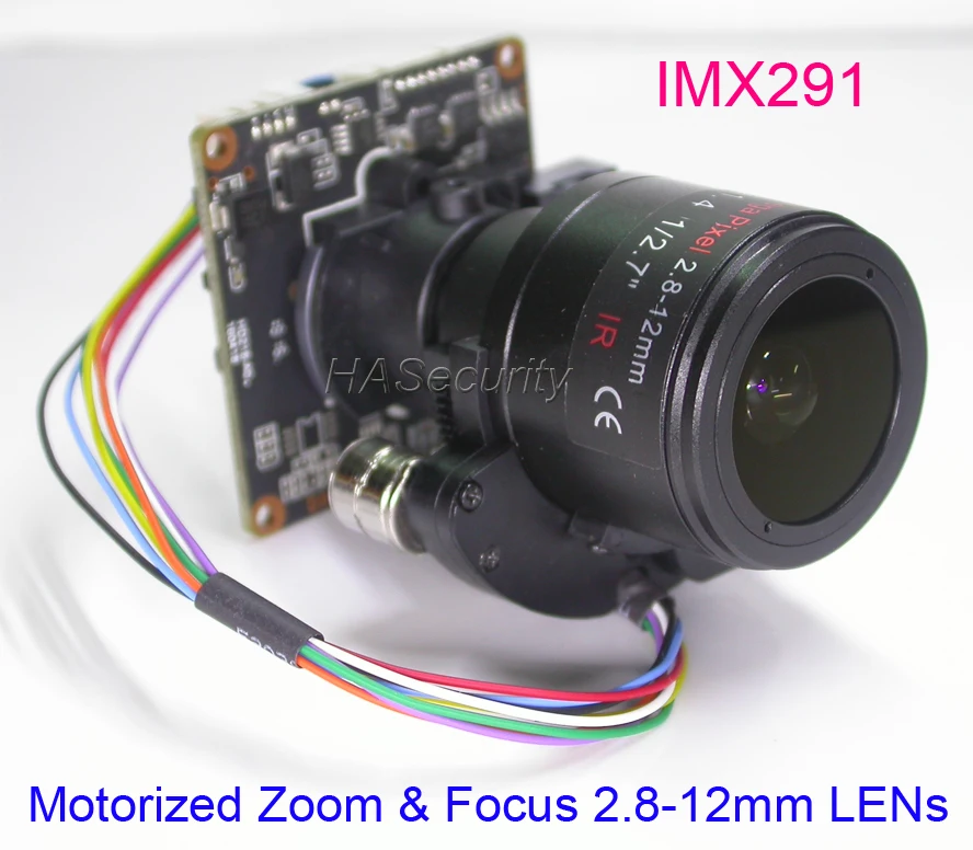 1080P Φ/CVBS моторизованный зум и автофокус 2 8 12 мм объектив 1/2.8 &quotSTARVIS IMX291 + NVP2441