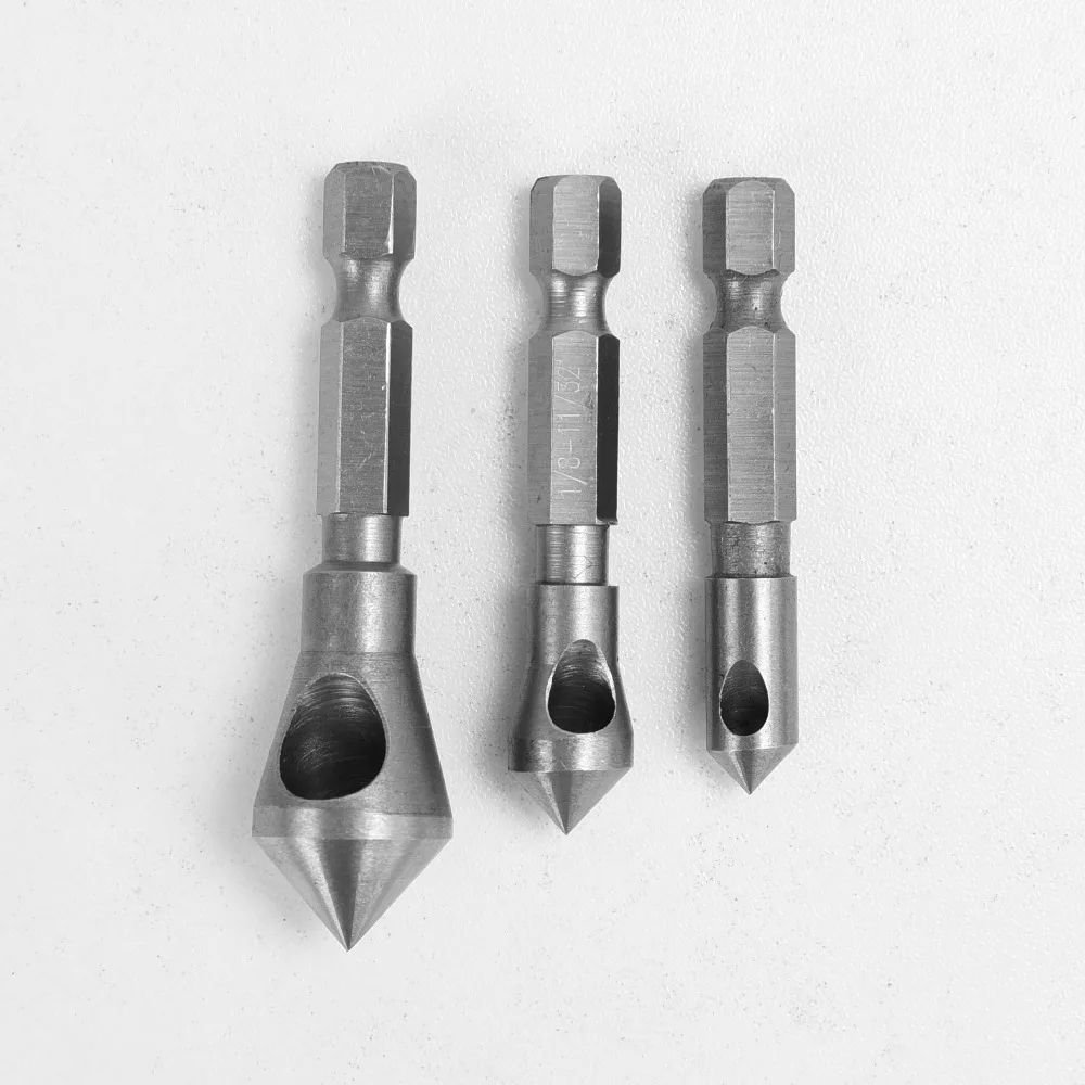 3 шт. косая фаска подшипника стали 6 35 мм прямой шестигранный хвостовик дюймов 90