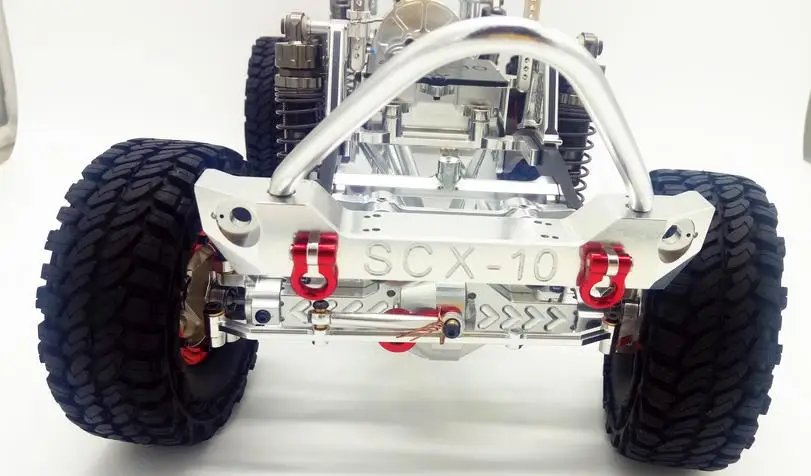Металлическое шасси/Рама с ЧПУ в масштабе 1/10 совместимо осевым SCX10 (без радио и
