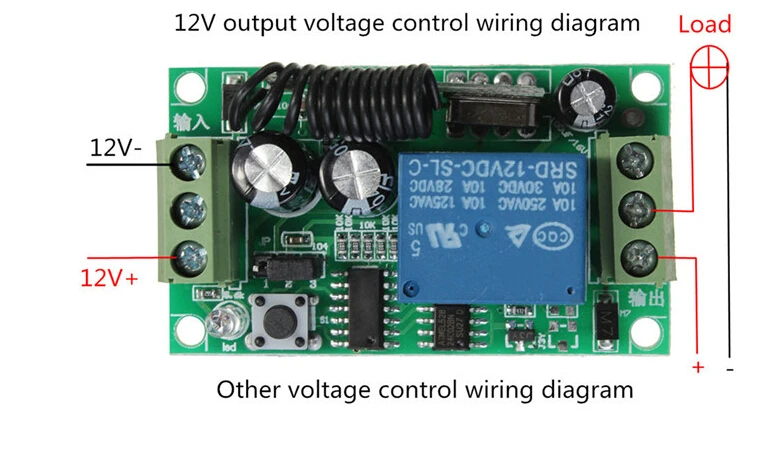 24v Wireless Remote Control Switch System 1CH 10A Relay ON/OFF with 3 X 3CH Transmitter 315Mhz/433Mhz | Обустройство дома