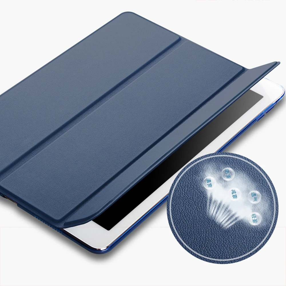 Для iPad Pro 12,9 чехол с лицом ID Funda Магнитный Пробуждение ультра тонкий чехол для смарт-телефона Поддержка прикрепить заряд A1876 A1895 a1983