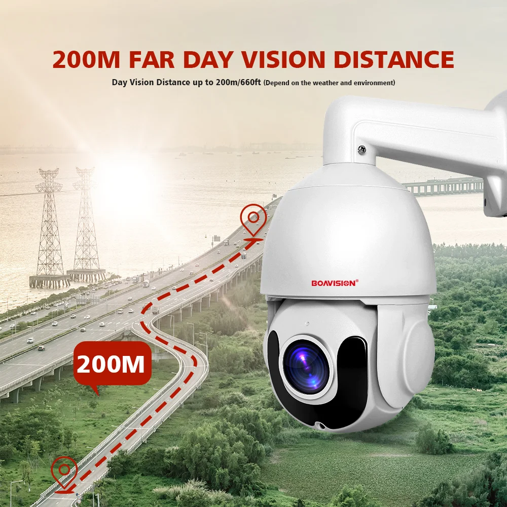 4MP 5MP PTZ IP камера 1080P Открытый ONVIF 30X зум водонепроницаемый IP66 Мини скоростная купольная камера H.264 IR 120 м CCTV камера безопасности