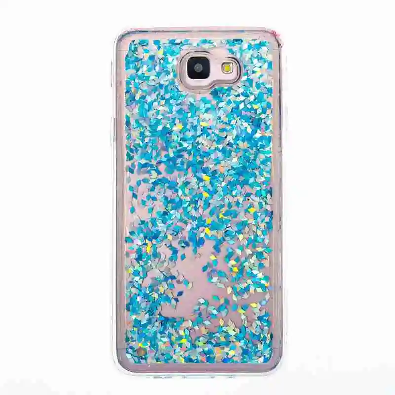 UPaitou for Samsung Galaxy J5 Prime Dynamic Liquid Glitter Paillette Case G570F Bling Back Cover TPU Silicon |