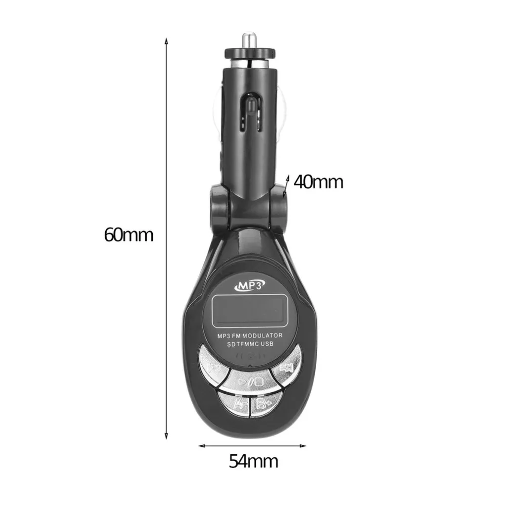 AZGIANT 4в1 LCD Многофункциональный Автомобильный MP3 плеер 206 каналов со встроенным